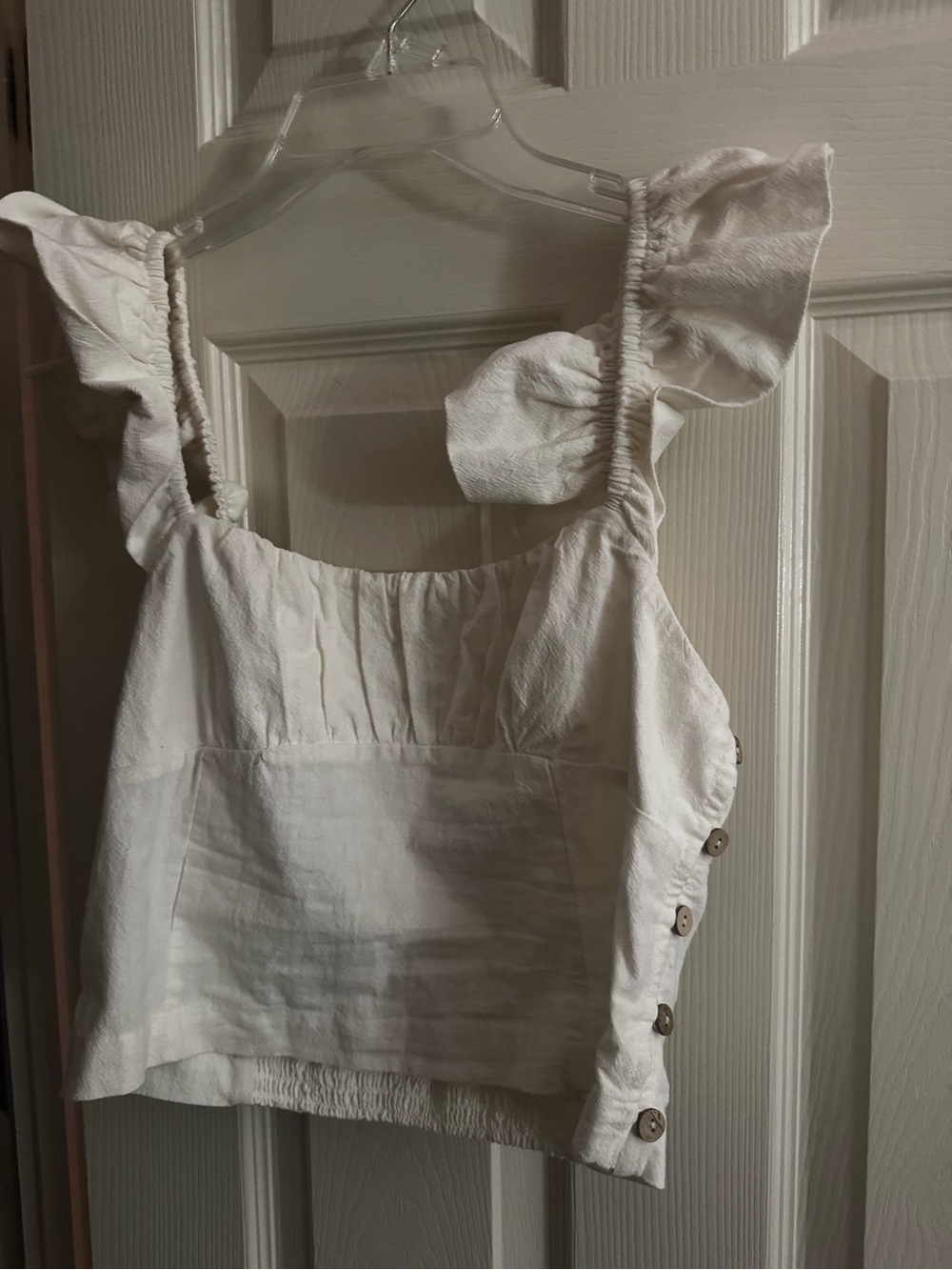 Free People Frilly Strap Top
